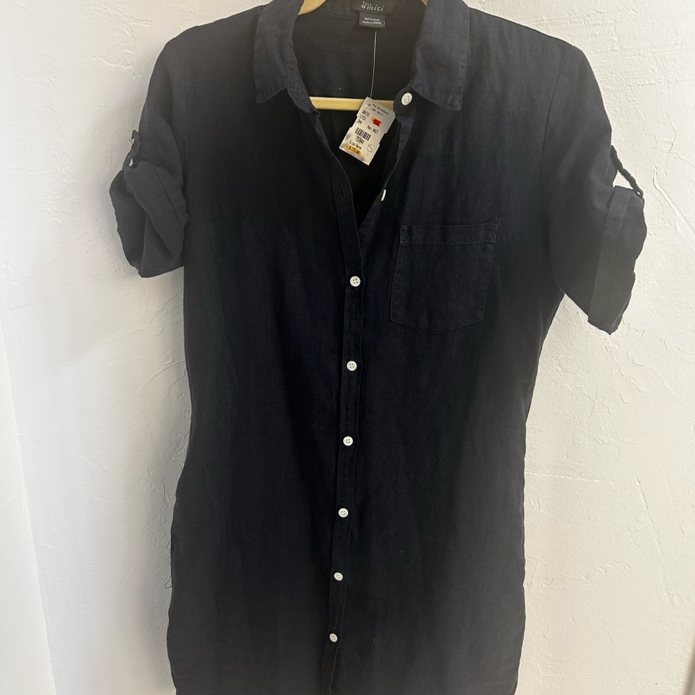 Pure Amici Brand New Navy Dress